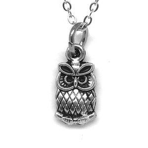 Tiny Cute Owl Charm Necklace